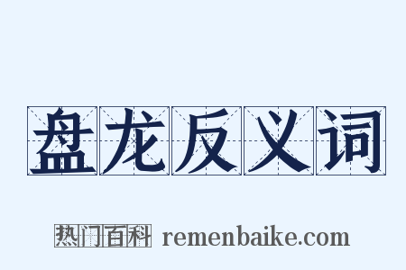 盘龙反义词是什么意思的图片